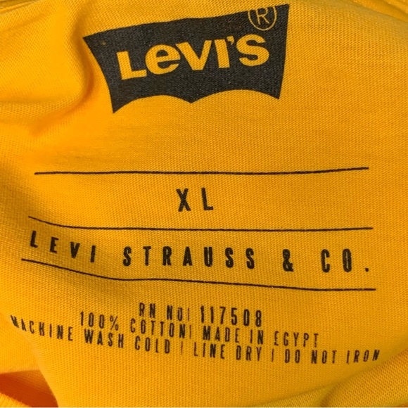 Men’s XL LEVI’S STRAUSS & CO. 100% Cotton Tee Shirt CALIFORNIA BEAR NWT EQYPT - Picture 4 of 8